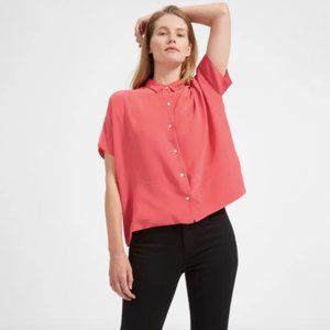 Everlane Silk Short-Sleeve Square Shirt